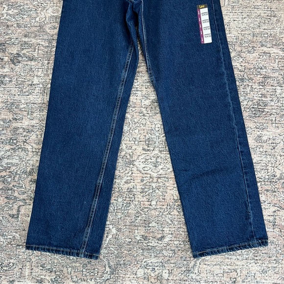 NWT Lee Loose Fit Straight Leg Men’s Jeans 30x32 Blue Denim Cotton - Picture 4 of 16